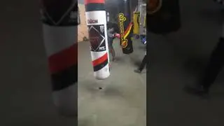 Масақ ауылы бокс залы,  Әділ шәкірт,  тренер Айдос Акимжанов