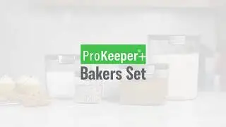 Progressive ProKeeper+ 9-piece Bakers Storage Container Set
