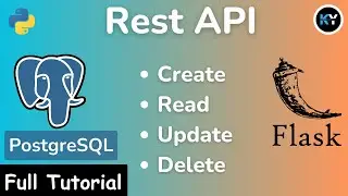 Flask PostgreSQL CRUD API Tutorial: Build Your First RESTful API [HINDI]