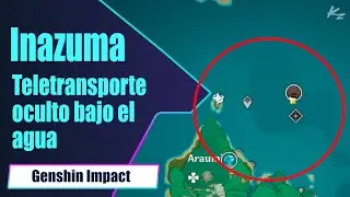 Como desbloquear teletransporte y dominio bajo el agua - Genshin Impact Inazuma
