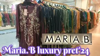 Maria b winter pret collection 2024 || maria b luxury winter collection 2024