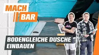 Installing a walk-in shower | OBI