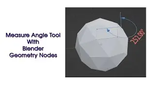 Measure Angle Tool With Geo Nodes | Ver 2 | Free Download From Github