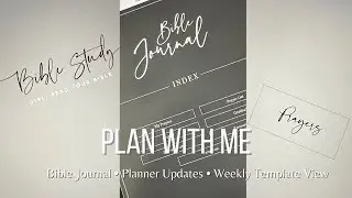 Digital Planner Update | Prayer Journal Tour + My weekly Template
