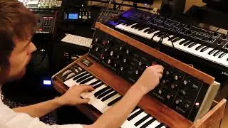 Minimoog-overdriven Oberheim DMX