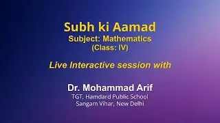Live Interaction on PMeVIDYA : Subh ki Aamad
