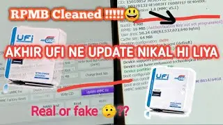 How to clean RPMB with UFI box # New update new version 1.6.2202