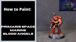 How to paint Warhammer 40K Primaris Blood Angels with inks