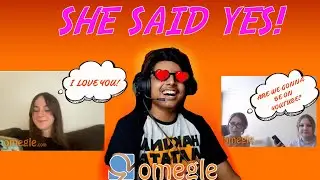 SHE SAID YES😍! | INDIAN TEEN ON OMEGLE | OMEGLE FUNNY MOMENTS | Random Rookie