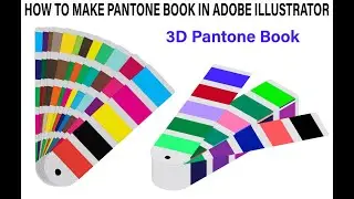 How to make a 3D Pantone book in Adobe Illustrator.