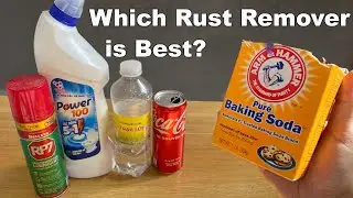 Engineer Reveals The Best Rust Remover! Rust Removal Comparison Experiment