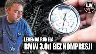 Silnik BMW 3.0d nie wytrzymał !! E60 z M57N bez kompresji !!