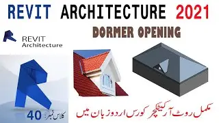 DORMER OPENING in Revit Architecture || Dormer opening in Roof by Extrusion || Revit 2021 ||Class#40