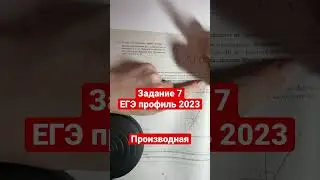 ЗАДАНИЕ 7| ЕГЭ ПРОФИЛЬ| На рисунке изображён график y=f’(x)-производной функции f(x), опред