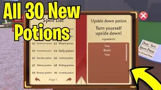 All 30 New Potion + How To Make Them (Wacky Wizards)