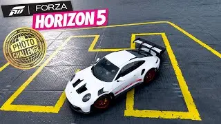 Wielkie H na torze owalnym | wyzwanie fotograficzne | FORZA HORIZON 5
