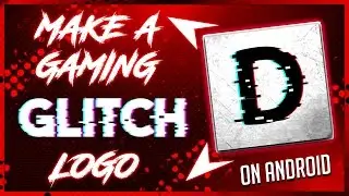 How To Make Glitch text Logo On Android/Ios.
