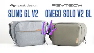 PEAK DESIGN Sling 6L V2 vs PGYTECH OneGo Solo V2 6L