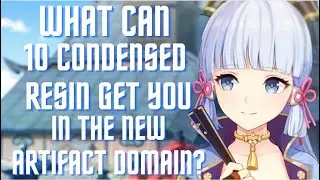 Farming the New artifacts with 10 Condensed Resin l Genshin Impact