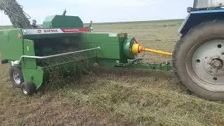 Купили новый пресс SIPMA. Регулировка пресса. Сенокос 2023.