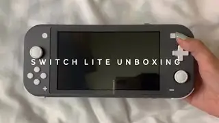 ☁️ nintendo switch lite unboxing + setup (new to animal crossing) ⛅️🌷