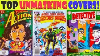 Best UNMASKING comic book covers! TOP underrated overlooked indentity revealed comics Comicsamurai