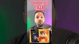 4 Important Task in Hamster Kombat #shorts #hamskombat
