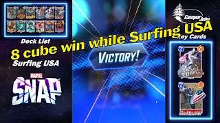 Marvel Snap - 8 cube win Surfing USA