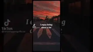 You like being alone but you also socialize..can you relate?