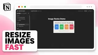 How to Resize an Image in Notion (Image Resize Control)
