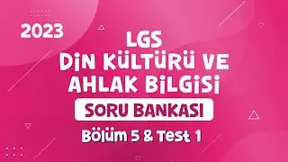 LGS Din Kültürü Ve Ahlak Bilgisi Soru Bankası Ünite 05 Test 01