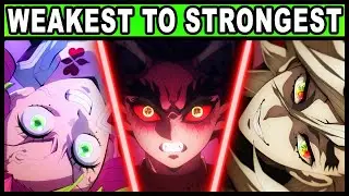 Every Demon Moon and Hashira RANKED from Weakest to Strongest! Demon Slayer / Kimetsu no Yaiba / KNY