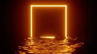 Bright frame on the ocean | No Copyright Background Video