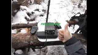 Прогулка по лесу. Быстрый обед на огне. Радиосвязь QRP.