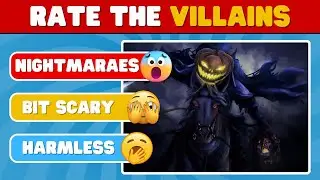 Tier List: Horror Movie Villains 😱👻🎃 HALLOWEEN QUIZ 🎃🎃 | Ultimate Quiz