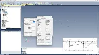 FEMAP: Расчет плоских ферм на прочность