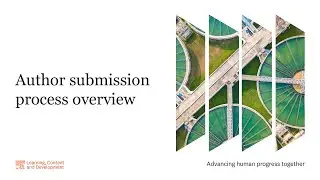 Elsevier: Author submission process overview