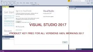 Visual Studio 2017 product key free for all versions 100% working 2019