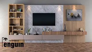 Sketchup Tv Unit Design In Tamil