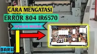 How to fix the error e804 Ir 6570