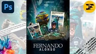 Mastering Formula 1 Poster Design in Photoshop: Stepwise Tutorial!