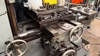 Face Milling on the Kearns S Type horizontal borer