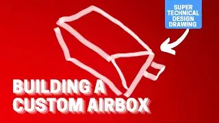 Building a custom airbox from scrap.