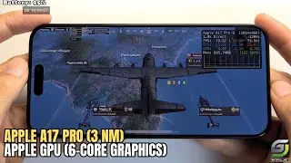 iPhone 15 Pro Max test game PUBG 90 FPS with FPS Meter