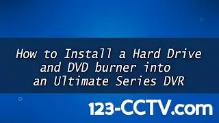 How to install a hard drive in your CCTV DVR - High Capacity Series
