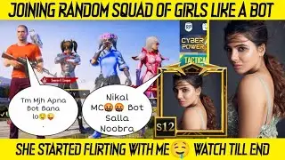 Joining random squad of girls like a bot || ye Queen meri hy 😂