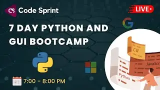 Loops and functions in Python | GUI with python bootcamp  |  Code Sprint