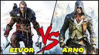 Assassin's Creed Valhalla VS Assassin's Creed Unity - Combat | Eivor VS Arno