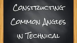LEARN HOW TO CONSTRUCT ANGLES (30, 45 60 and 90) IN TECHNICAL DRAWING IN 6 MINUTES!