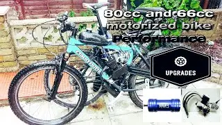 80cc and 66cc Motorized bike performance upgrades